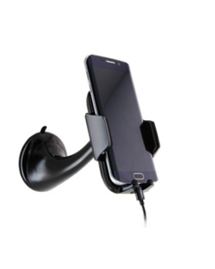 Car Kit 1A Suction Mount + Micro USB Cable Black