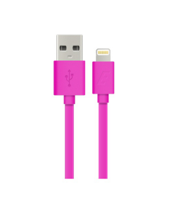 Cable Lightning Flat 1.2M Pink