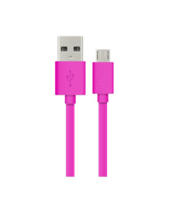 Cable Micro USB Flat 1.2M Pink