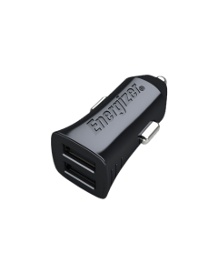 Car Charger 2.4A 2USB + USB-C2.0 Cable Black