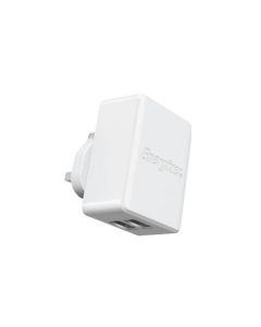 Wall Charger 2.4A 2USB + Micro USB Cable White