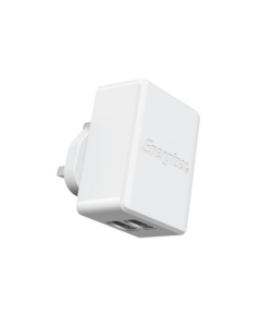 Wall Charger 2.4A 2USB + USB-C2.0 Cable White